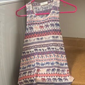 Ginger G Sleeveless Elephant Tunic